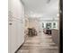Inviting living space with bright natural light, modern wood look floors, and a combination living and dining area at 3182 Lake Ave, Atlanta, GA 30354