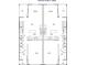 Detailed floor plan showcasing the layout of a duplex, including living spaces and kitchen areas at 3136-A Brownstone Se Ln, Atlanta, GA 30354