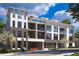 Modern multi-story building with rooftop terrace and stylish design at 318 Sandy Springs Cir # 110, Atlanta, GA 30328