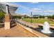 A park with a water feature, walking path, and green space offers a serene outdoor escape at 318 Sandy Springs Cir # 110, Atlanta, GA 30328