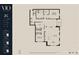 Detailed floor plan showcasing the layout of a 2-bedroom, 2.5-bathroom condo with living, kitchen, den, and balcony areas at 318 Sandy Springs Cir # 160, Atlanta, GA 30328