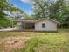 Spacious backyard featuring a covered patio area, providing ample outdoor space at 125 Enterprise Dr, Temple, GA 30179