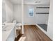 Modern renovated bathroom with stylish shower and vanity at 125 Enterprise Dr, Temple, GA 30179