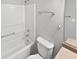 Clean and functional bathroom with a shower-tub combination, toilet, and vanity at 5723 Antelope Trl, Atlanta, GA 30349