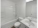 Bathroom with tub, shower and white vanity sink at 3513 Lakeview Crk, Lithonia, GA 30038