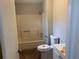Clean bathroom with a bathtub and shower at 46 Leland Sw Dr, Mableton, GA 30126