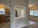 Kitchen view from a pass-through window at 46 Leland Sw Dr, Mableton, GA 30126