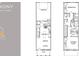 Detailed floor plan showcasing the layout of a two-story townhome with garage at 88 Black Gum Ln # 43, Auburn, GA 30011