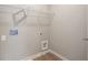 Utility room with connections for washer and dryer at 88 Black Gum Ln # 43, Auburn, GA 30011