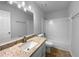 Bathroom boasts granite countertops and a shower/tub combo at 130 Ashley Oaks Dr, Mcdonough, GA 30253