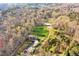 Aerial view showcasing home, barn, and expansive property at 450 Pat Rich Dr, Canton, GA 30115