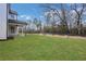 Expansive backyard with lush green lawn, perfect for outdoor activities and entertaining at 6670 Benchwood Path, Cumming, GA 30028