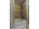 Bathroom boasts a shower and tub combination, ideal for relaxation and convenience at 171 Auburn Ave # 329, Atlanta, GA 30303
