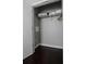 Spacious closet featuring built-in shelving and hardwood floors at 171 Auburn Ave # 329, Atlanta, GA 30303