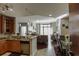 Open floor plan showcasing a kitchen with granite counters and a living area with ample natural light at 171 Auburn Ave # 329, Atlanta, GA 30303