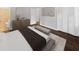 Relaxing main bedroom featuring neutral tones and ensuite bathroom access at 3371 Vandiver Dr, Marietta, GA 30066