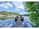 Dock view overlooking the lake at 7 Yachting Way, Acworth, GA 30102