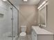 Modern bathroom with a large shower and white vanity at 385 Ralph Mcgill Ne Blvd # Q, Atlanta, GA 30312