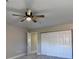 Well-lit bedroom with ceiling fan and ample closet space at 385 Ralph Mcgill Ne Blvd # Q, Atlanta, GA 30312