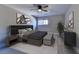 Spacious bedroom with large bed, window, and ceiling fan at 385 Ralph Mcgill Ne Blvd # Q, Atlanta, GA 30312