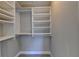 Spacious closet with built-in shelves and hanging rods at 385 Ralph Mcgill Ne Blvd # Q, Atlanta, GA 30312