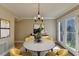 Elegant dining room with hardwood floors and access to a private balcony at 385 Ralph Mcgill Ne Blvd # Q, Atlanta, GA 30312