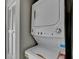Stackable washer and dryer in convenient laundry closet at 385 Ralph Mcgill Ne Blvd # Q, Atlanta, GA 30312