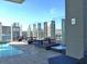 Relaxing rooftop pool and lounge area with city views at 45 Ivan Allen Jr Nw Blvd # 2705, Atlanta, GA 30308