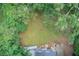 Aerial view of house and large backyard at 1902 Canterbury St, Decatur, GA 30032
