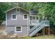 Gray house exterior with deck and backyard view at 1902 Canterbury St, Decatur, GA 30032