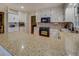 Updated kitchen featuring granite countertops and modern stainless steel appliances at 500 Cochran Rd, Covington, GA 30014
