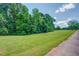 Image shows an expansive lot with a tree line on a sunny day at 500 Cochran Rd, Covington, GA 30014