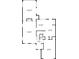 Detailed first floor plan showcasing layout of rooms with dimensions at 6 Dover Trl, Peachtree City, GA 30269