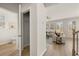 Small bathroom with toilet, sink, and a decorative mirror at 565 Abbott Se Ct, Atlanta, GA 30354