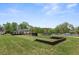 Bocce ball court offers leisurely fun in the Franklin Goldmine community green space with seating at 5235 Maggie Mae Ln, Cumming, GA 30028
