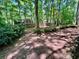 Spacious back yard with mature trees and foliage, great for relaxing and entertaining at 5432 Post Road Pass, Stone Mountain, GA 30088