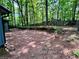 Spacious back yard with mature trees and foliage, great for relaxing and entertaining at 5432 Post Road Pass, Stone Mountain, GA 30088