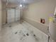 Attached garage with painted concrete flooring, and visible utilities at 6941 Gallant Se Cir # 10, Mableton, GA 30126