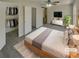 Bedroom featuring a walk in closet and barn door at 6941 Gallant Se Cir # 10, Mableton, GA 30126