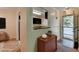 Inviting entryway with a view into the kitchen at 102 Gettysburg Pl, Sandy Springs, GA 30350