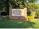 Winship Farms community entrance sign with brick pillars at 4503 Balmoral Nw Rd, Kennesaw, GA 30144