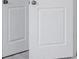 Image shows two white interior doors with raised panels at 5060 Trescott Path, Cumming, GA 30028