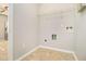 Laundry room with space for washer and dryer at 4010 Village Run Dr, Mcdonough, GA 30252