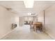 Finished basement recreation room with dining area and sliding glass doors at 201 Vistawood Ln, Marietta, GA 30066