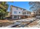 Back exterior view of house with pool and patio at 201 Vistawood Ln, Marietta, GA 30066