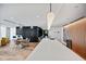 Clubhouse featuring modern décor, an extra long white granite bar, and sleek lighting at 3324 Peachtree Ne Rd # 2718, Atlanta, GA 30326