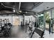 Well-equipped fitness center featuring modern exercise machines and sleek black flooring at 3324 Peachtree Ne Rd # 2718, Atlanta, GA 30326
