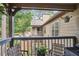 Private balcony with wooded views at 609 Mill Pond Se Dr, Smyrna, GA 30082