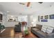 Open concept living room, dining, and kitchen at 609 Mill Pond Se Dr, Smyrna, GA 30082