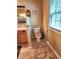 This bathroom showcases a toilet and a window with blinds for natural light at 6561 Harrington Pl, Douglasville, GA 30135
